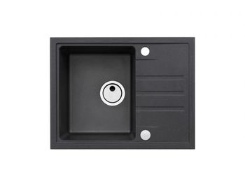 Мойка для кухни INTERMEZZO 30 GRANITAL CONCRETE- G81 620X405X480 1X в компл.с сифоном 1117292, — фото 1, Кухонные мойки