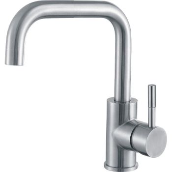 Смеситель для кухни Haiba HB72304-4 Нержавеющая сталь — фото 1, Смесители для кухни