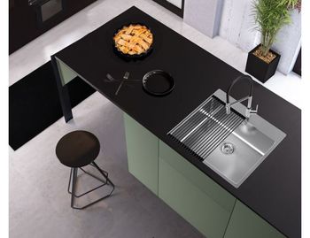 Мойка для кухни NOX 120 BRS 540x515x200 в комплекте с интегрированным сифоном — фото 6, Кухонные мойки