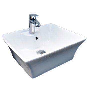 Раковина-чаша CeramaLux 49 9108 Белая — фото 1, Раковины накладные