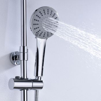 A16601 Душевой комплект со смесителем — фото 4, Душевые стойки