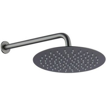 Верхний душ Caprigo Parts 99-523-GUN Вороненая сталь — фото 1, Верхние души