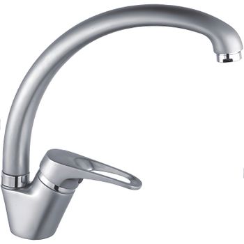 Смеситель для кухни Haiba HB4113-1 Хром матовый — фото 3, Смесители для кухни