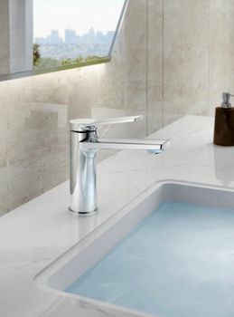 Смеситель для раковины Haiba HB10572 Хром — фото 3, Смесители для раковины