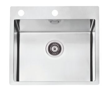 Мойка для кухни PURE 70 KMB-90 565X525 в компл. с сифоном 1127252, — фото 1, Кухонные мойки