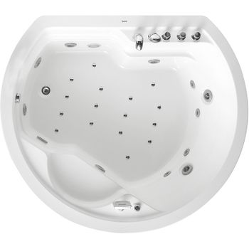 Акриловая ванна Gemy G9063 K 183х162 с гидромассажем — фото 1, Акриловые ванны