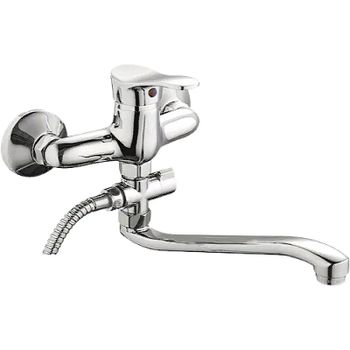 Смеситель для ванны Ledeme H14 2114L универсальный Хром — фото 1, Смеситель для ванны