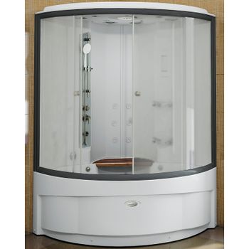 Душевой бокс Radomir Даниэла К1 140x140 1-04-6-0-4-0741 с баней с гидромассажем — фото 1, Душевые боксы