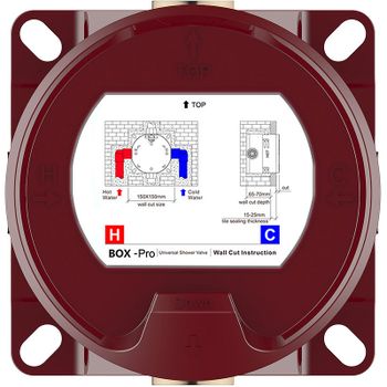 Смеситель для душа AQUAme AQM8801CR с термостатом Хром — фото 6, Смеситель для душа