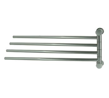 K-1034NICKEL Держатель полотенец четверной — фото 1, Полотенцедержатели