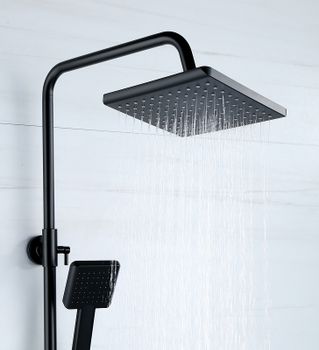 Верхний душ Bond Cube B02-9988 Черный матовый — фото 2, Верхние души