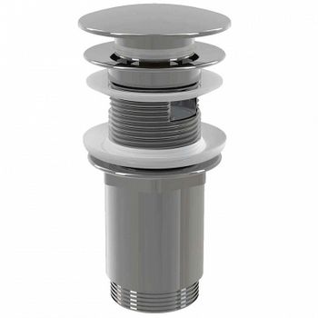 Донный клапан Alcaplast A392C click-clack Хром — фото 1, Донные клапаны