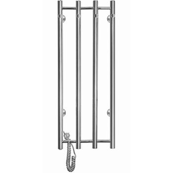 Электрический полотенцесушитель Domoterm Танго DMT 109-V4 36x92 EK L Хром — фото 1, Электрические полотенцесушители