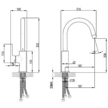 Смеситель для кухни Lemark Comfort LM3073C085 Хром — фото 13, Смесители для кухни