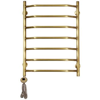 Электрический полотенцесушитель Domoterm Лаура П7 500x700 АБР EL Античная бронза — фото 1, Электрические полотенцесушители