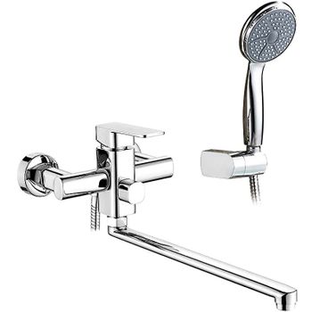 Смеситель для ванны Ledeme H33 2233L универсальный Хром — фото 1, Смеситель для ванны