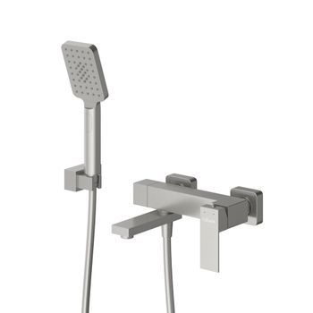 Смеситель для ванны и душа в комплекте с ручным душем, шлангом и держателем CEZARES SLIDER-VD-IN — фото 1, Смеситель для ванны