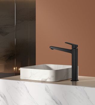 Смеситель для раковины Raglo R30.15.06 Черный матовый — фото 3, Смесители для раковины