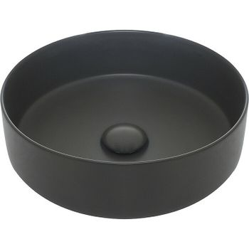 Раковина-чаша AQUAme 36 AQM5012MDG Темно-серая матовая — фото 1, Раковины накладные
