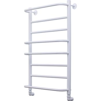 Водяной полотенцесушитель Comfysan Puro W-8 80x50 013011 Белый матовый — фото 1, Водяные полотенцесушители