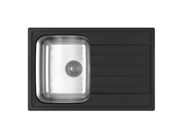 Dr.Gans Мойка "Дуэт" 760, графит СМс — фото 1, Кухонные мойки