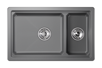 Granula-KS-7304U, АЛЮМИНИУМ, кухонная мойка, кварц — фото 1, Кухонные мойки