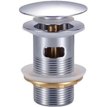 Донный клапан Bond BV0200 click-clack Хром — фото 1, Донные клапаны