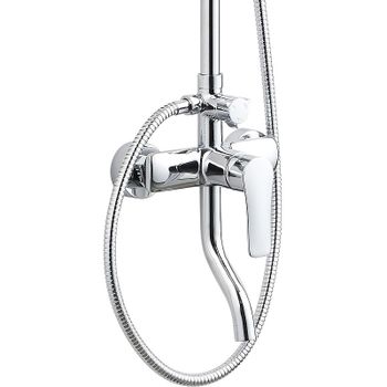 Душевая система Bond Circle B04-9100 Хром — фото 6, Душевые стойки