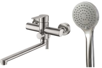 Смеситель для ванны ESKO Orlando OL 31 универсальный Никель — фото 2, Смеситель для ванны