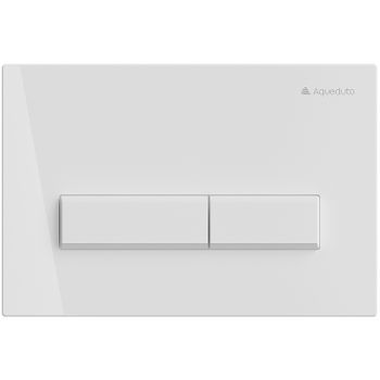 Клавиша смыва Aqueduto Retangulo RET0110 Белая глянцевая — фото 1, Кнопки смыва