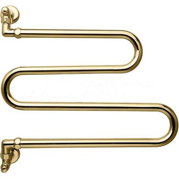 Водяной полотенцесушитель Margaroli Vento 406GO Золото — фото 1, Водяные полотенцесушители