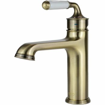 Смеситель для раковины ESKO Prague PG 26 Бронза Сатин — фото 1, Смесители для раковины