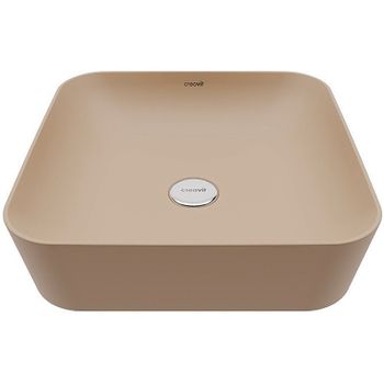 Раковина-чаша Creavit Ultra 40 UL040-00CM00E-0000 Капучино — фото 1, Раковины накладные