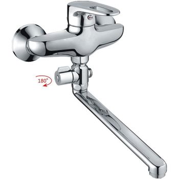 Смеситель для ванны Haiba HB2168 универсальный Хром — фото 3, Смеситель для ванны