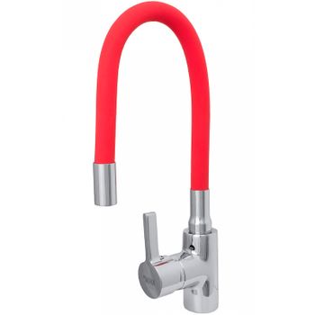 Смеситель для кухни Сантаком StMira 5098-1 Красный Хром — фото 1, Смесители для кухни