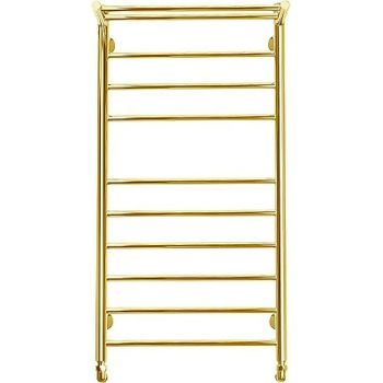 Водяной полотенцесушитель Domoterm Медея с/п П10 500x1000 с полкой Золото — фото 1, Водяные полотенцесушители