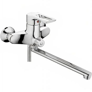 Смеситель для ванны Ledeme H25 2225L универсальный Хром — фото 1, Смеситель для ванны