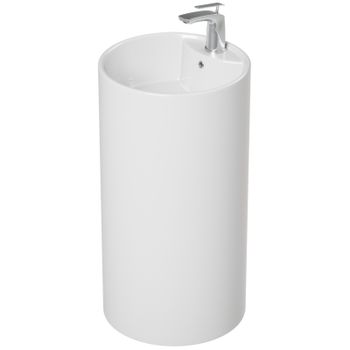 Раковина Laguraty 45 2090W Белая — фото 1, Раковины напольные