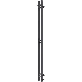 Электрический полотенцесушитель Comfysan Alto EC-2 120x10 013325 Черный матовый — фото 1, Электрические полотенцесушители