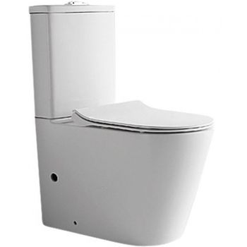 Унитаз компакт CeramaLux NS-2178 с бачком и сиденьем Микролифт — фото 1, Напольные унитазы