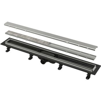 Душевой лоток Alcaplast APZ20-550 с решеткой Нержавеющая сталь / под плитку — фото 1, Душевые лотки