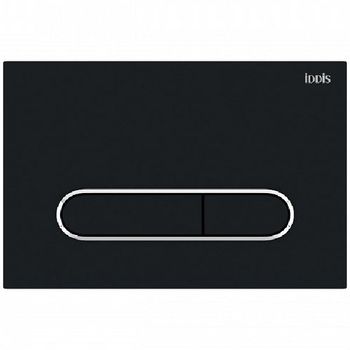 Клавиша смыва Iddis Unifix UNI71MBi77 Черный — фото 1, Кнопки смыва