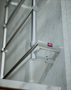 Электрический полотенцесушитель Margaroli Sole 542-4 BOX 5424704CRNB Хром — фото 6, Электрические полотенцесушители