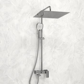 A177.119.065.087.CH Душевой комплект со смесителем — фото 1, Душевые стойки