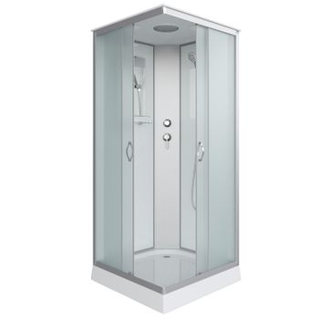 Душевая кабина Niagara Classic NG-1101-14 (90х90х215) низкий поддон(13см),стекло матовое,3 места с п — фото 1, Душевые кабины