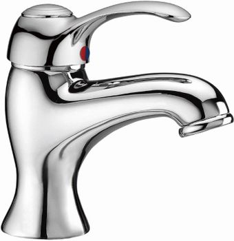 Смеситель для раковины с донным клапаном CEZARES LIRA-M-LS1-01 — фото 1, Смесители для раковины