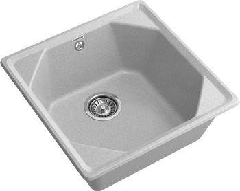 GRANFEST Мойка UNIQUE 500 1-чаша 500*500мм серый арт.GF- — фото 1, Кухонные мойки