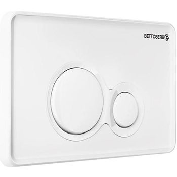Клавиша смыва Bettoserb Sava Fix Slim 40006457 Белая глянцевая — фото 3, Кнопки смыва