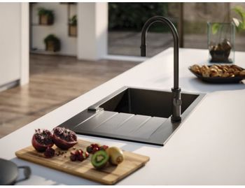 Смеситель для кухни ALVEUS NERINA - PS BLACK — фото 1, Смесители для кухни