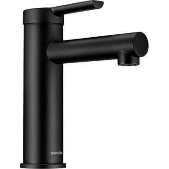 Смеситель для раковины Swedbe Diana 1010B Черный матовый — фото 3, Смесители для раковины